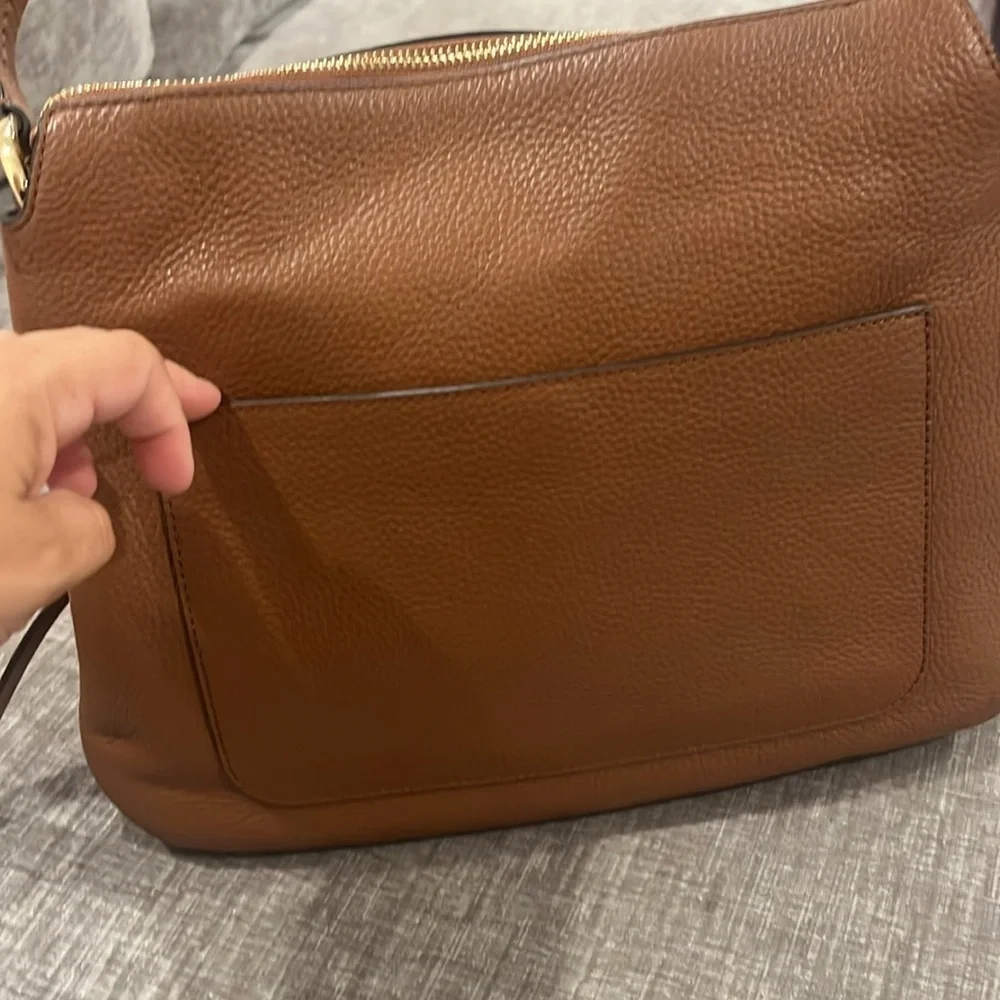 MICHAEL Michael Kors Leather Large boho Shoulder Bag and air pods case